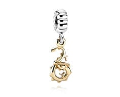Two-Tone Chinese New Year Dragon Dangle