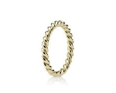 Intertwined Twist Stackable Ring, 14K Gold