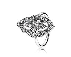 Sparkling Classic Lace Ring