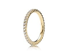 Gold Pavé Eternity Ring