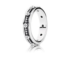 Royalty Stackable Ring Clear CZ