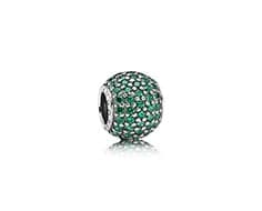 Pandora Dark Green Pavé Ball 791051CZN 791051 — photo 1 of 1