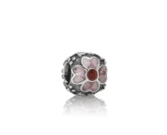 Charm Daisy Red Enamel