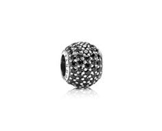 Black Pavé Ball Charm