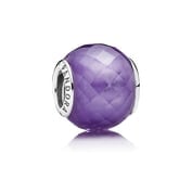 Purple Abstract Murano Charm