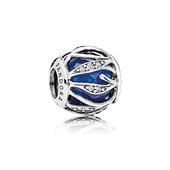 Nature's Radiance Charm with Royal Blue Crystal