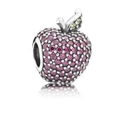 Red Pavé Apple Charm