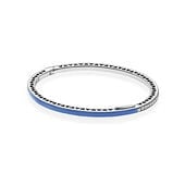 Blue Radiant Hearts of Pandora Bangle