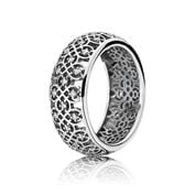 Intricate Lattice Ring, Clear CZ