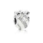 Silver Christmas Ornament Charm