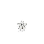 White Daisy Flower Locket Element