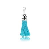 Tassel Charm, Turquoise