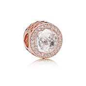 Sparkling Clear CZ Charm