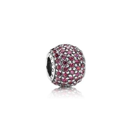Pavé lights, red cz