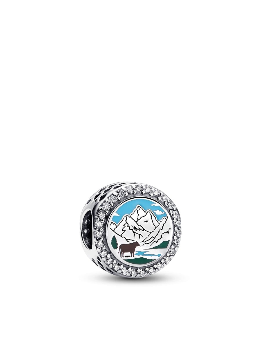 Engravable Mountains Charm
