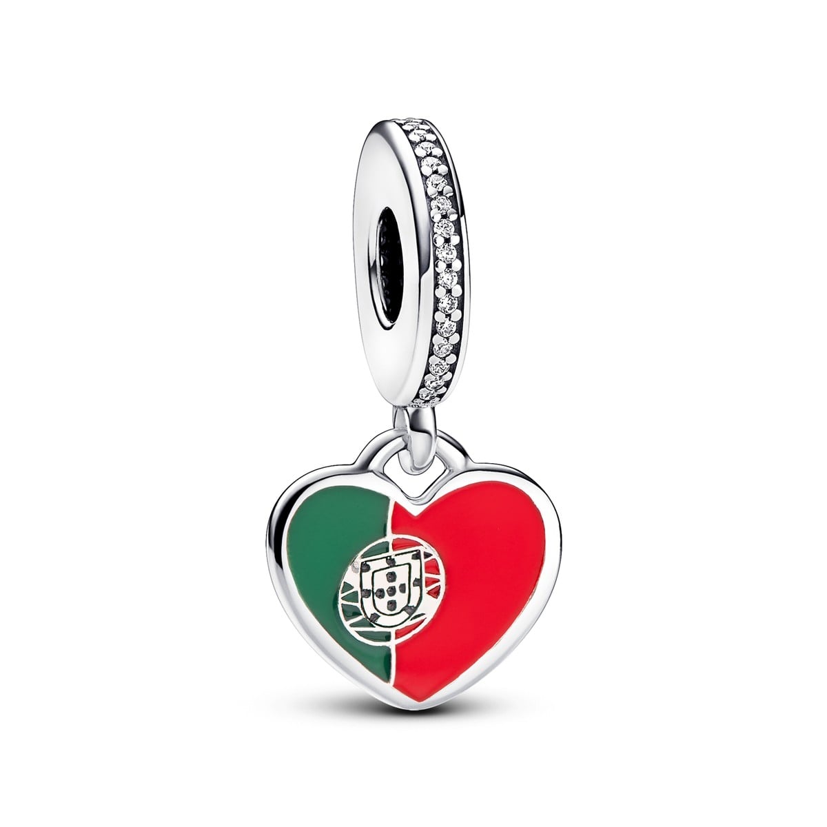 Portuguese Flag Engravable Dangle Charm
