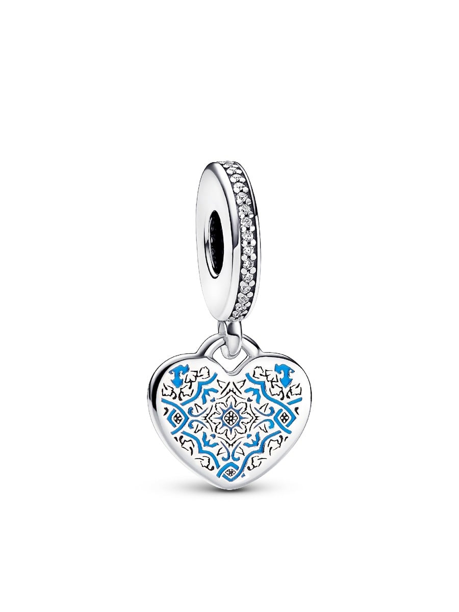 Traditional Portuguese Tile Engravable Dangle