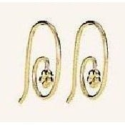 Post 14K Flower Medium