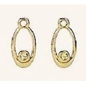 Charm 14K Peridot Oval