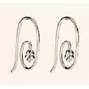 Pandora Silver earrings with flower, small 29603 29603 / 290603 — photo 1 of 1