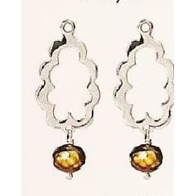 Pandora Mix & Match Earring Charm, Cognac Coloured Faceted Pearl 29605PCO 29605PCO / 290605PCO — Foto 1 von 1