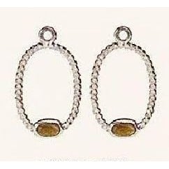 Mix & Match Earring Charm, Smoky Quartz