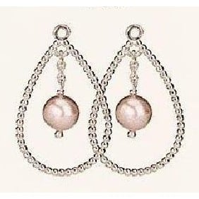 Charm Rose Pearl Large Charmed Drop