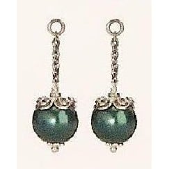Mix & Match Earring Charm, Teal Pearl