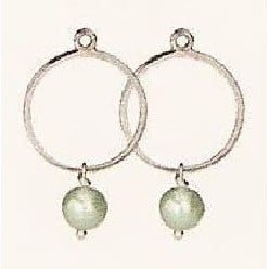 Mix & Match Earring Charm, Sea Green Pearl