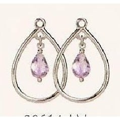 Silver Pendant with Amethyst