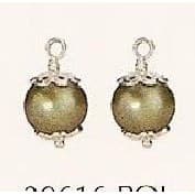 Pandora Mix & Match Earring Charm, Olive Coloured Pearl 29616POL 29616POL / 290616POL — foto 1 de 1