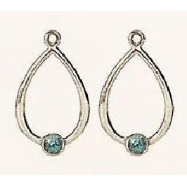 Silver Pendant with Topaz