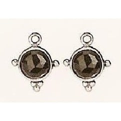 Mix & Match Earring Charm, Melanite