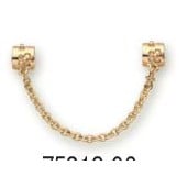 14K Gold Safety Chain 2.375"