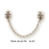Safety Chain Two Tone Heart 5