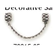 Silver safety chain