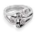 Pandora Ocean Wave Ring with Clear CZ 19388CZ 190388CZ / 190388C — Foto 1 von 2