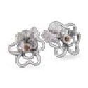 Silver Earrings with Cubic Zirconia