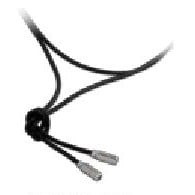 Leather Necklace, Silver