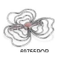 Silver Brooch with Opal