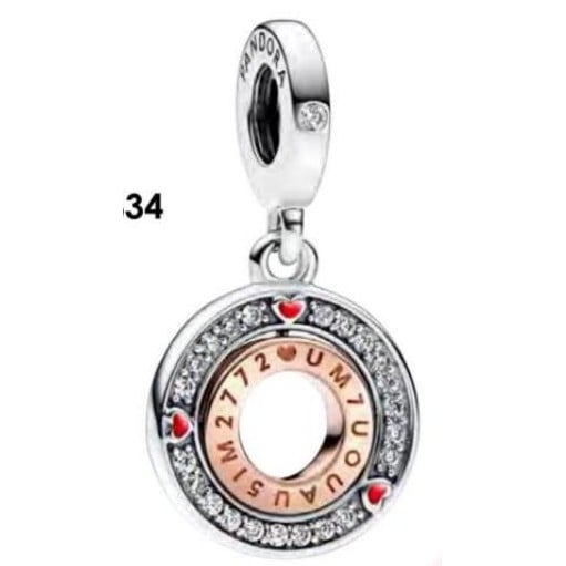 Rotating Message Dangle Charm