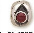 Garnet Eye Charm