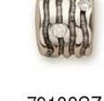 Pandora Sterling Silver, Beige Enamel 790182CZ 79182CZ — photo 1 of 1