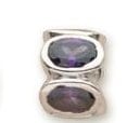 Purple Oval Lights Charm