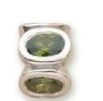 Green Oval Lights Charm