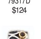 Infinity with Smokey Quartz Charm