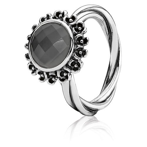 Wanda's Garden II Ring with Grey Moonstone
