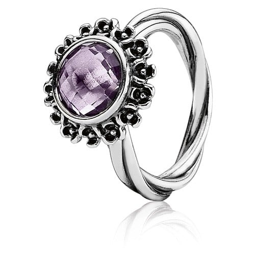 Wanda's Garden II Ring with Pink Amethyst