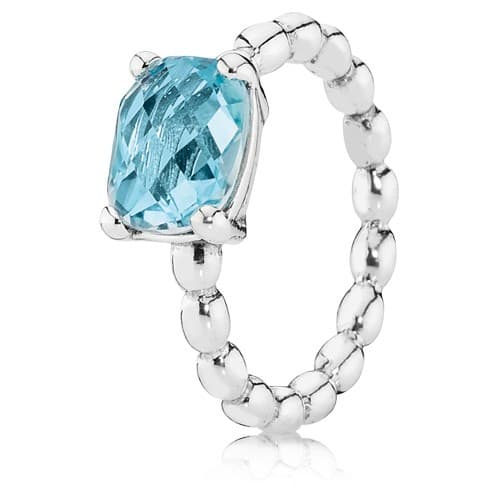 Pandora Blue Topaz Ring 190869BTP 190869 — foto 1 de 1