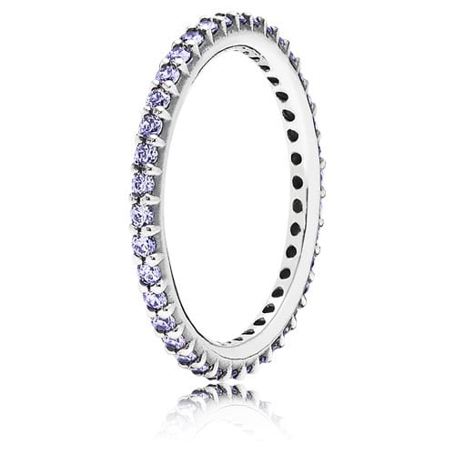 Forever Stackable Ring Purple CZ